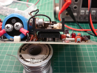 Washers as a spacer for the bridge rectifier