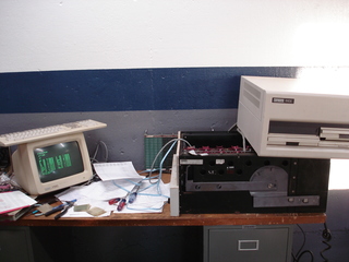 PDP-11/34a with Console Terminal and RX02 Drives