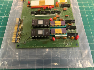 MAI 8080 System Card information 