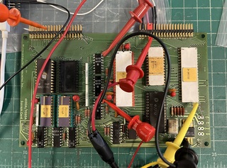 8080A System Card lashed up for testing
