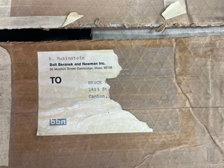 Outer box label closeup