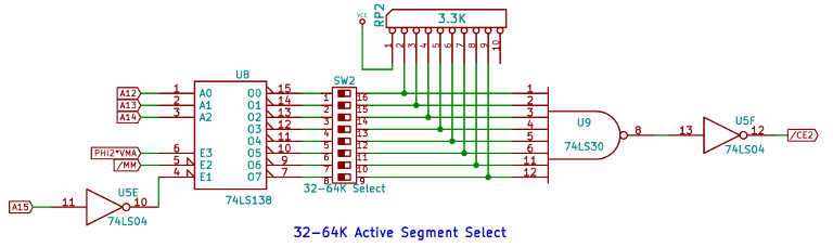 64K RAM segment select