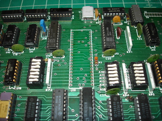 Closeup of CPU area