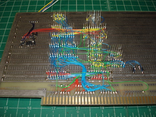 Test board wire wrap construction