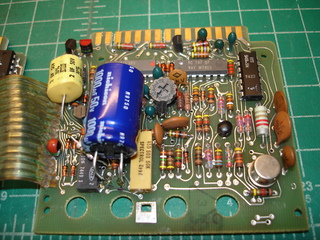 New capacitor on top board