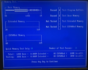 Check-It 2 memory test success