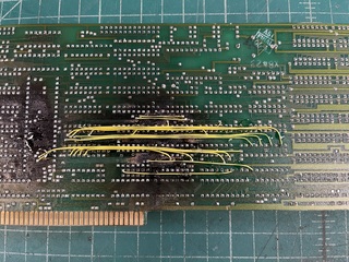 Repair flywires staked with epoxy