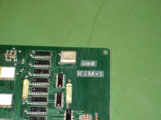 MOS logo on rev 0 KIM-1