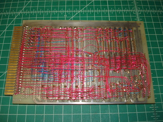 Front panel display board, back