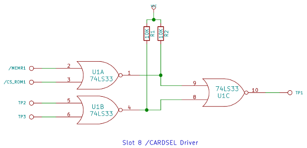 Slot 8 /CARDEL circuit