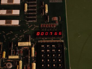 Rev 0 KIM-1 displays