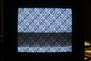 Pattern from OSI memory test on Visable Memory