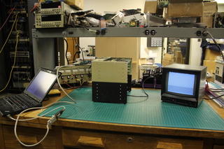 Test setup, without flash